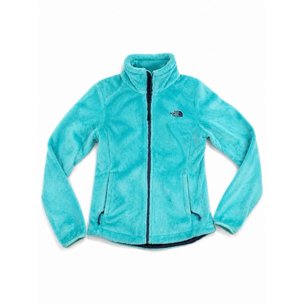 The North Face Osito 2 Jacket Women's XS Turquoise Aqua High Pile Fleece